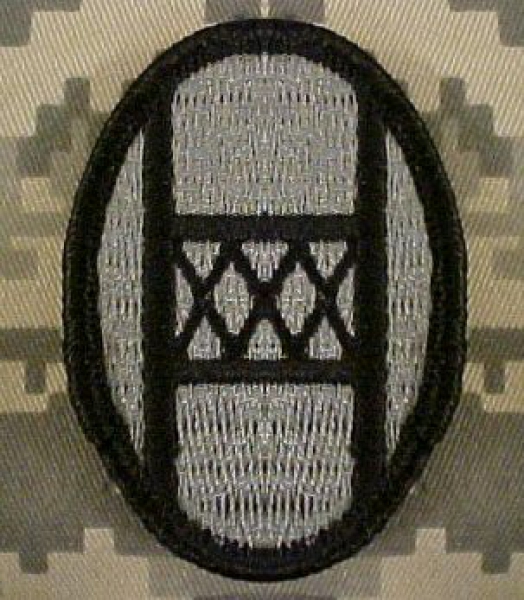 30th Infantry Division ACU Patch - Foliage Green