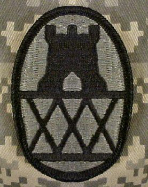 30th Engineering Brigade ACU Patch - Foliage Green