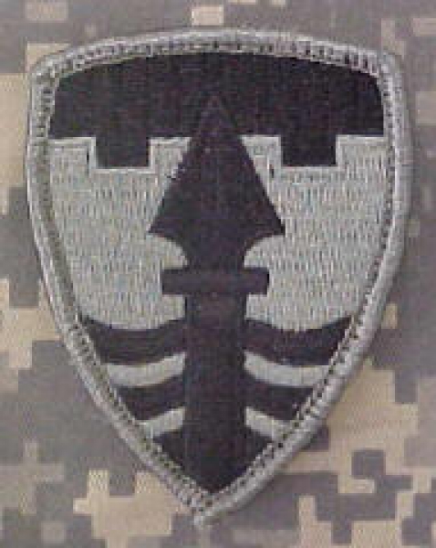 43rd MP Military Police Brigade ACU Patch - Foliage Green