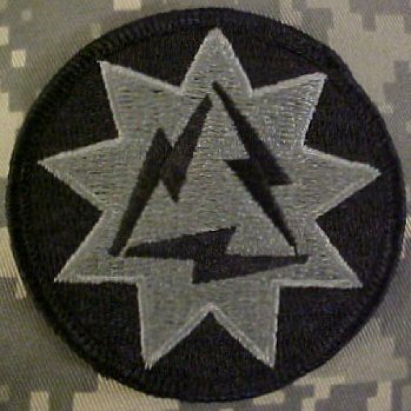 93rd Signal Brigade ACU Patch foliage green