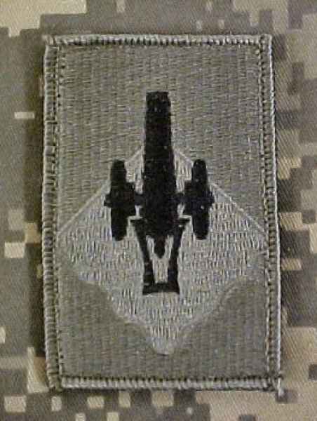 135th Field Artillery ACU Patch foliage green