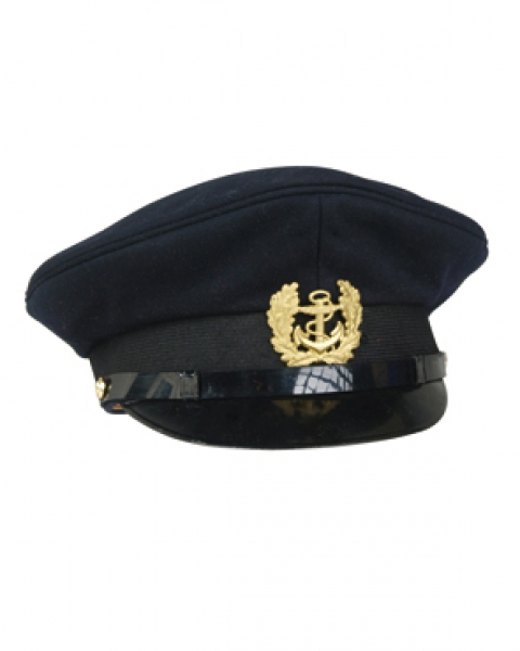 MARINE SCHIRMMÜTZE MIT ABZEICHEN Dunkelblau