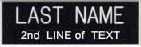 US Army Dress Uniform 2 LINE NAME PLATE