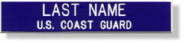 U.S.C.G. PLASTIC NAME PLATES