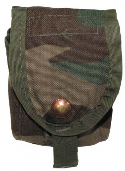 US Army Molle Granatentasche woodland camouflage