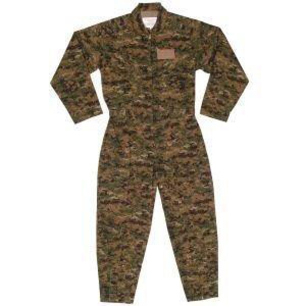 USMC MARPAT WOODLAND DIGITAL CAMO UNLINED COVERALL