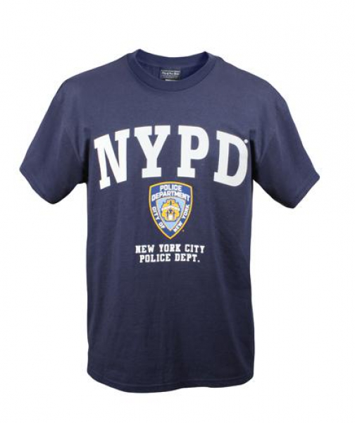 US NEW YORK POLICE DEPARTMENT OFFICIALLY LICENSED T-SHIRT