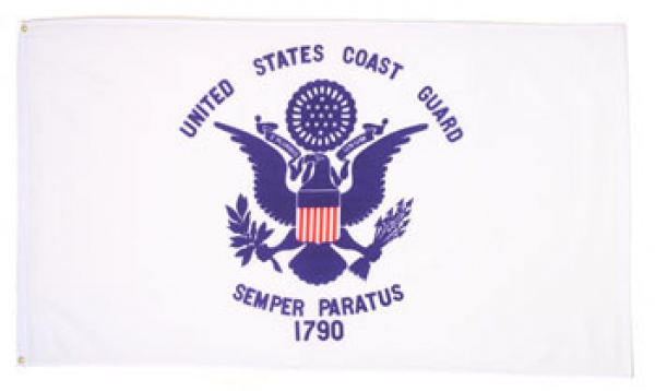 UNITED STATES COAST GUARD "SEMPER PARATUS 1790" FLAG