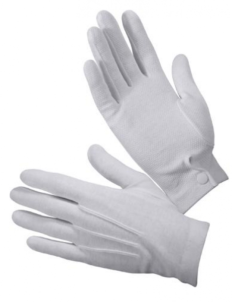 MILITARY GRIPPER DOT WHITE PARADE GLOVES