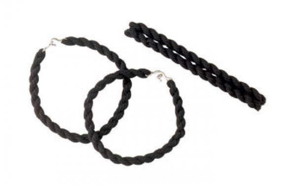 US Hosengummi mit Metallhaken black