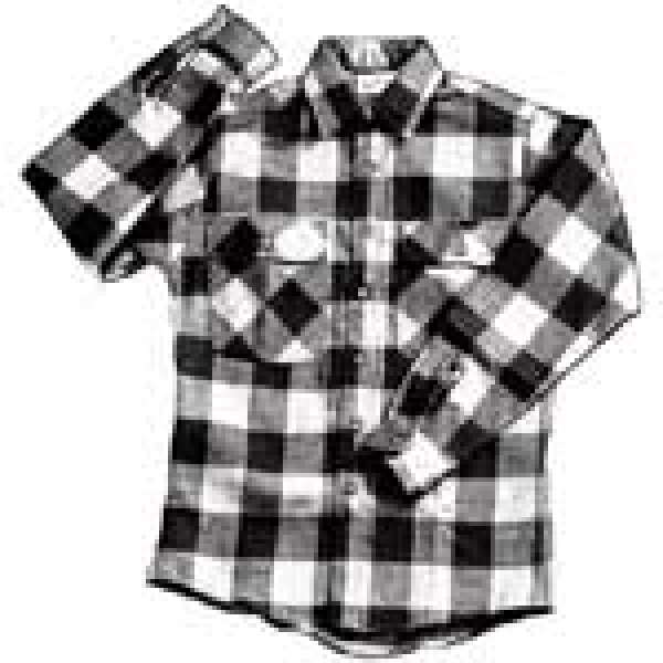 EXTRA HEAVYWEIGHT BRAWNY FLANNEL SHIRT WHITE