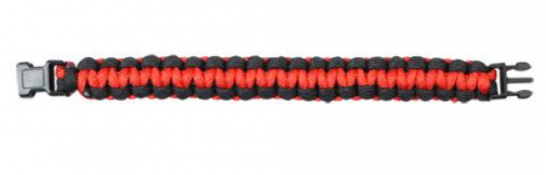 PARACORD BRACELET RED / BLACK