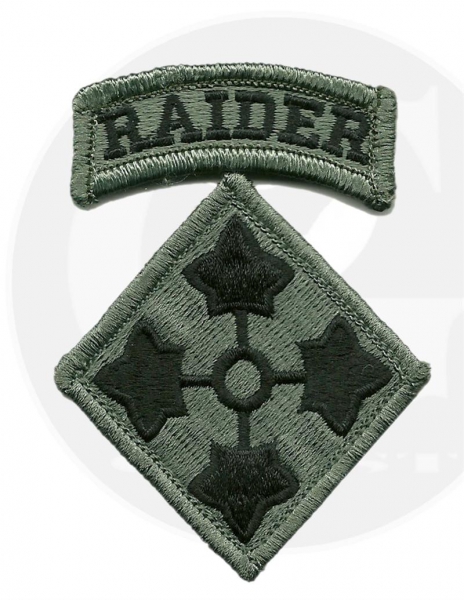1st Battalion 4th Infantry Division RAIDER TF 121 Saddam Capture Team ACU Patch
