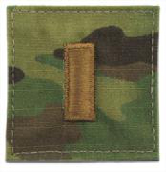 2nd Lieutenant OCP Multicam Rank with Velcro