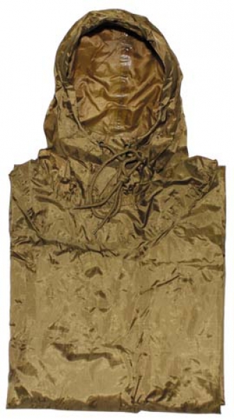 US Poncho Regenumhang Rip Stop Coyote
