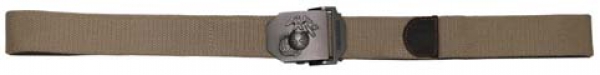 USMC Hosengürtel coyote mit Metallkastenschloss