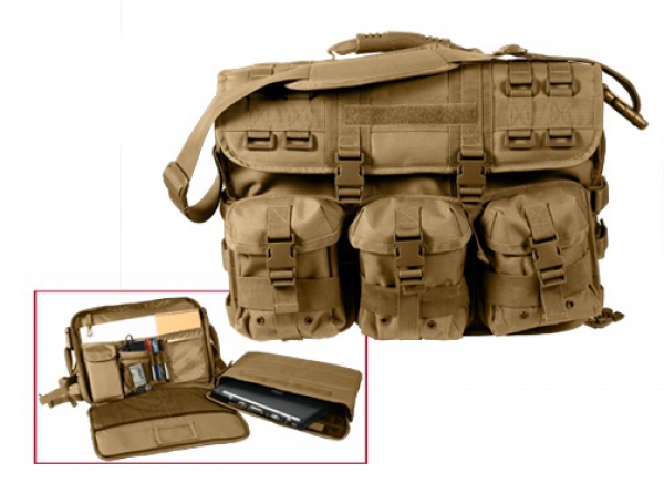 MOLLE TACTICAL COMPUTER / BRIEFCASE SCHULTERTASCHE - COYOTE