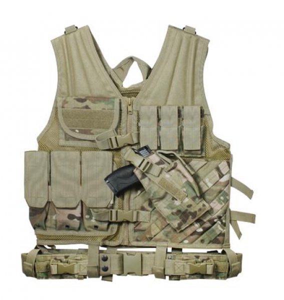 MULTICAM TACTICAL CROSS DRAW VEST