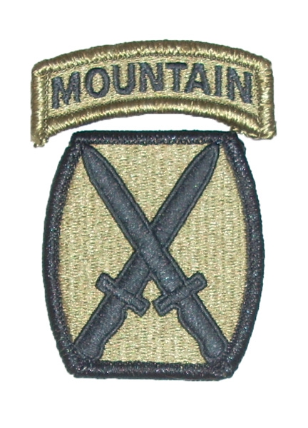 10th Mountain Division MULTICAM OCP patch