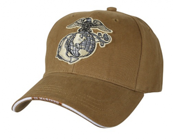 US MARINES EAG GLOBE & ANCHOR - COYOTE