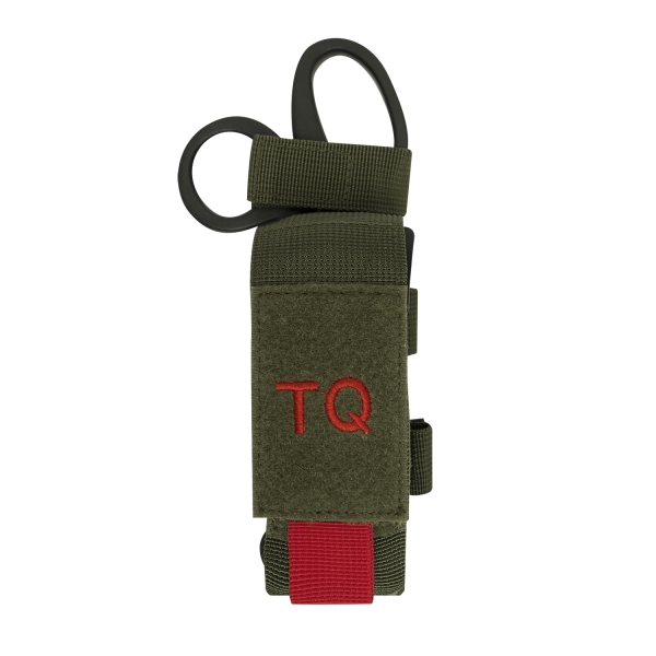 TQ Tactical Tourniquet und EMT Schere Holder Molle Pouch Oliv Green