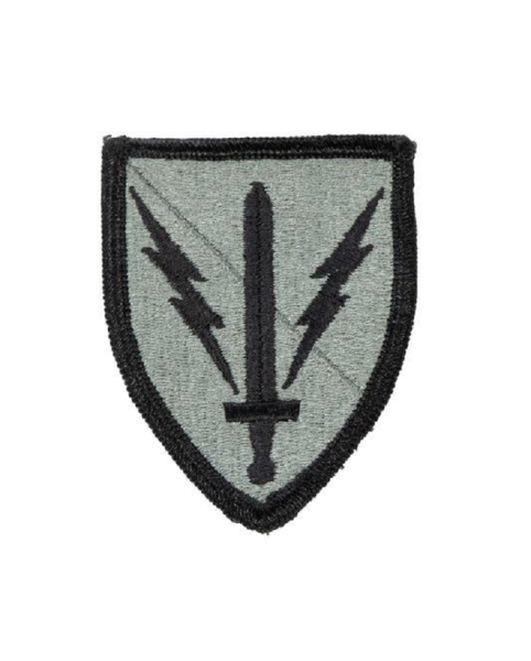 201st Expeditionary Military Intelligence Brigade UCP ACU patch Foliage Green