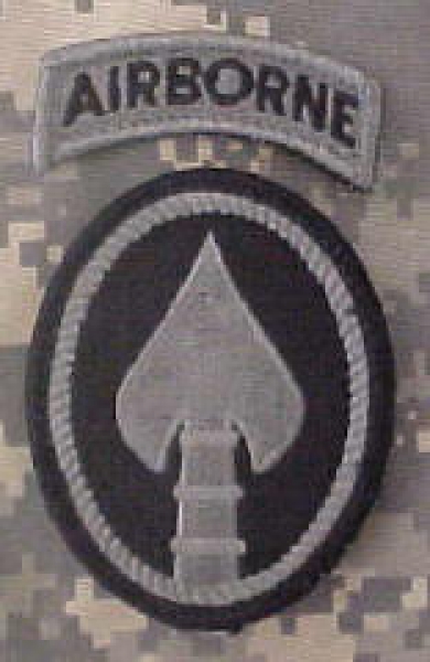 SOCOM US Army Special Operations Airborne Command  ACU VELCRO PATCH