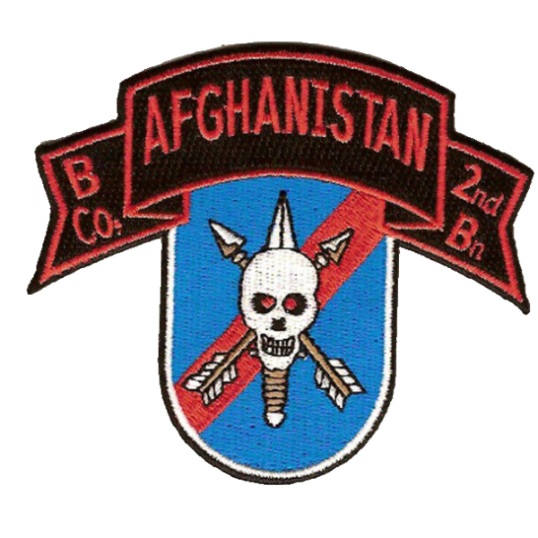 US Army 2nd of 20th Special Forces B Company Afghanistan Abzeichen