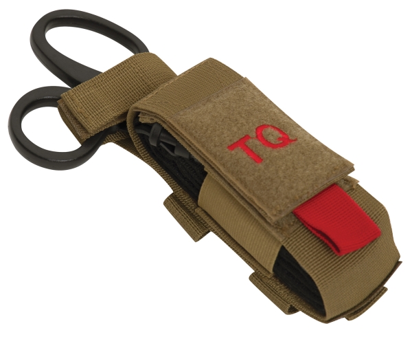 TQ Tactical Tourniquet und EMT Schere Holder Molle Pouch Coyote