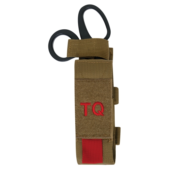 TQ Tactical Tourniquet und EMT Schere Holder Molle Pouch Coyote