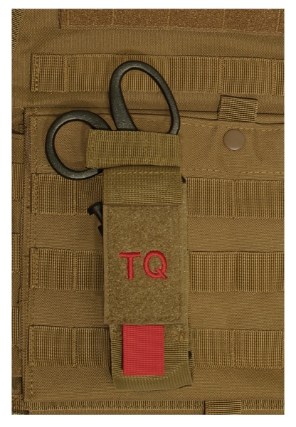 TQ Tactical Tourniquet und EMT Schere Holder Molle Pouch Coyote