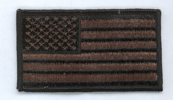 US ARMY Flagge forward VELCRO PATCH OD green