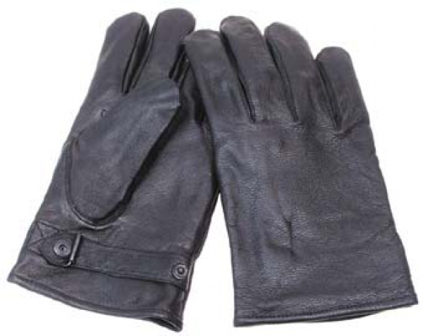 Bundeswehr BW Lederhandschuhe gefüttert grau