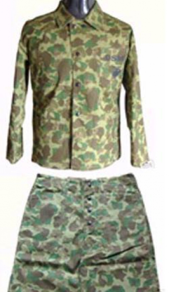 USMC Pacific camouflage Marines HBT P42 reversible Kampfanzug WK 2