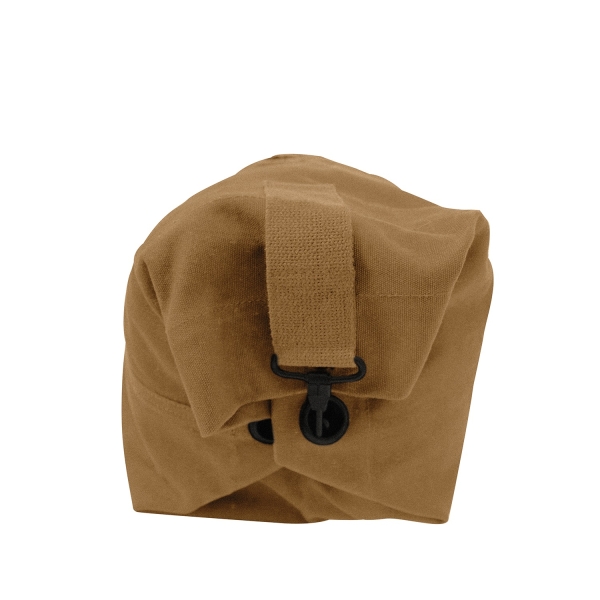 US HEAVY WIGHT CANVAS DOUBLE STRAP DUFFLE BAG COYOTE