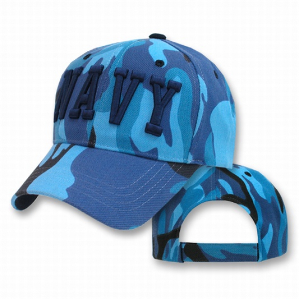 NAVY Military blue Camouflage Cap