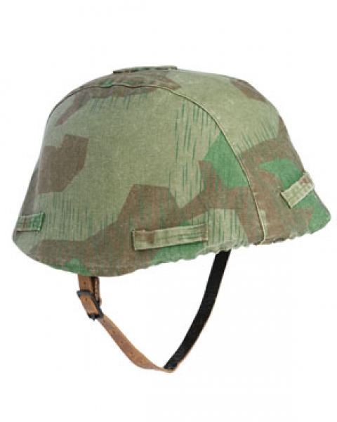 Wehrmacht WH M35 Stahlhelm Helmbezug splinter tarn (Repro)