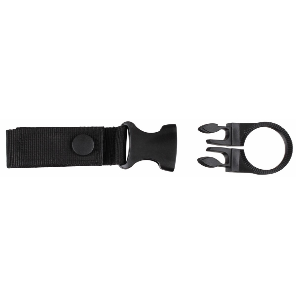 Flaschenhalter für Gürtel und MOLLE System schwarz