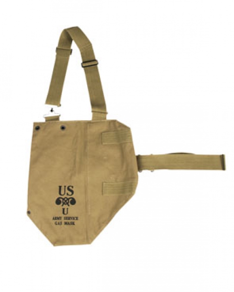US Army WW II Maskentasche M4A1 khaki