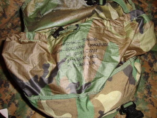 US Army Field Training Waist Utility Pack LBV ALICE Woodland Camouflage