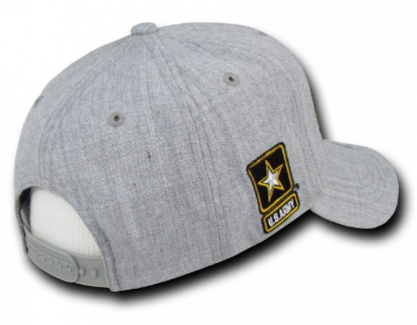 Heather Grey ARMY Military Cap
