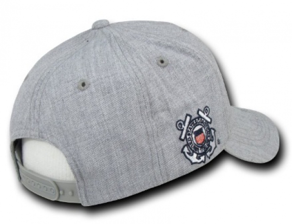 Heather Grey COAST GUARD Military Cap