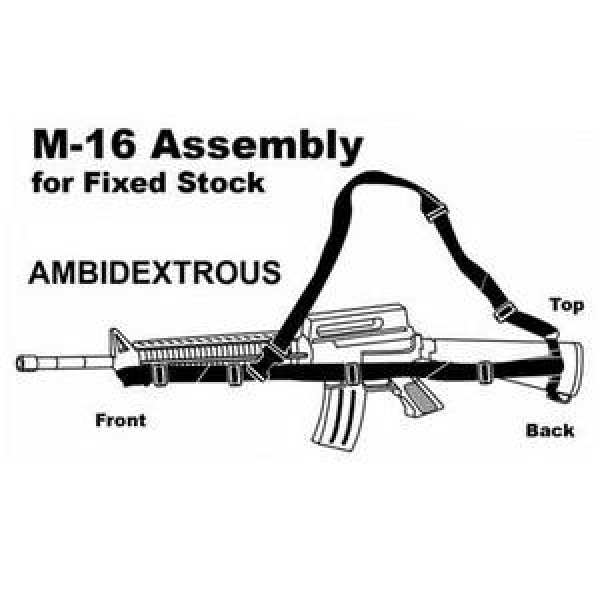 FireForce 8342 Alpha CQB 3-Point Ambidextrous Tactical Sling for 5.56/.223 Rifle