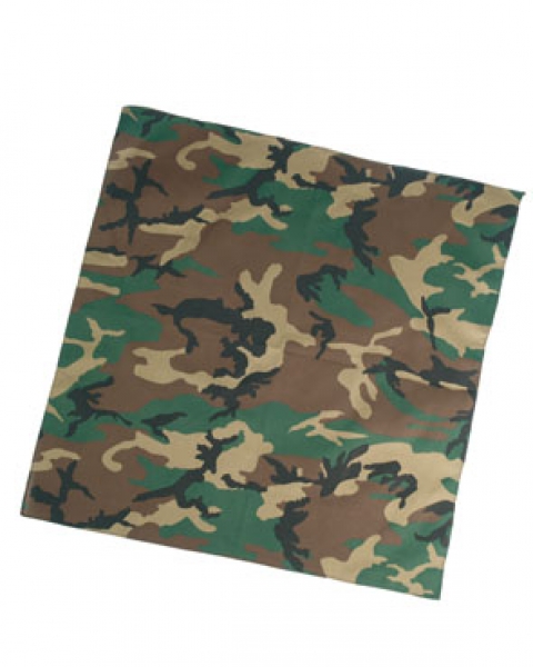 Woodland camouflage US Halstuch Bandana