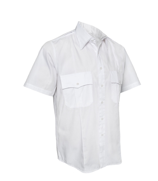 US POLICE AND SECURITY WHITE SHORT SLEEVE UNIFORM HEMD