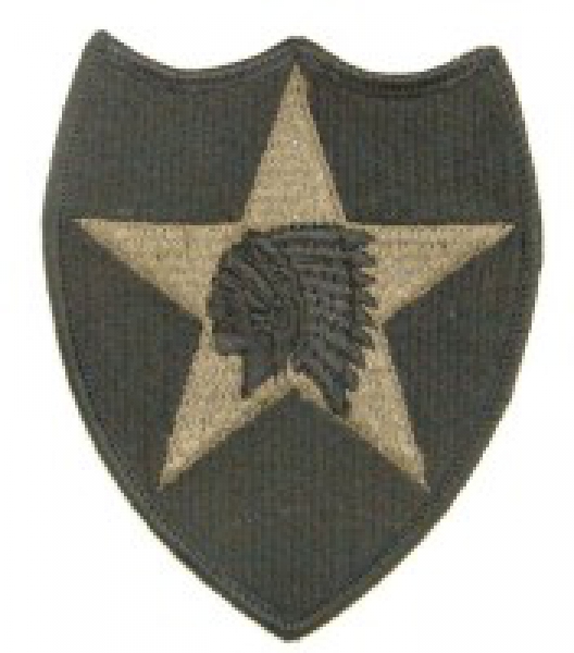 2nd Infantry Division OD Green Velcro