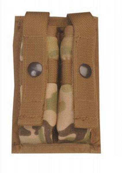 DOUBLE 9 MM MOLLE MAG POUCH MULTICAM