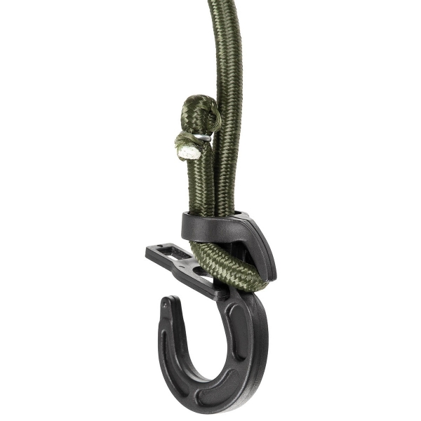 Expander 100 cm oliv mit Schnappverschlüsse 8 mm längenverstellbar