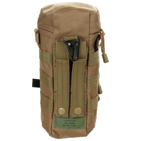 Round MOLLE pouch coyote