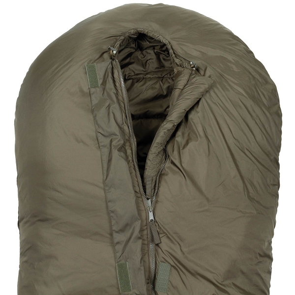 Mumienschlafsack 3 Seasons mit 2-lagiger Füllung Oliv